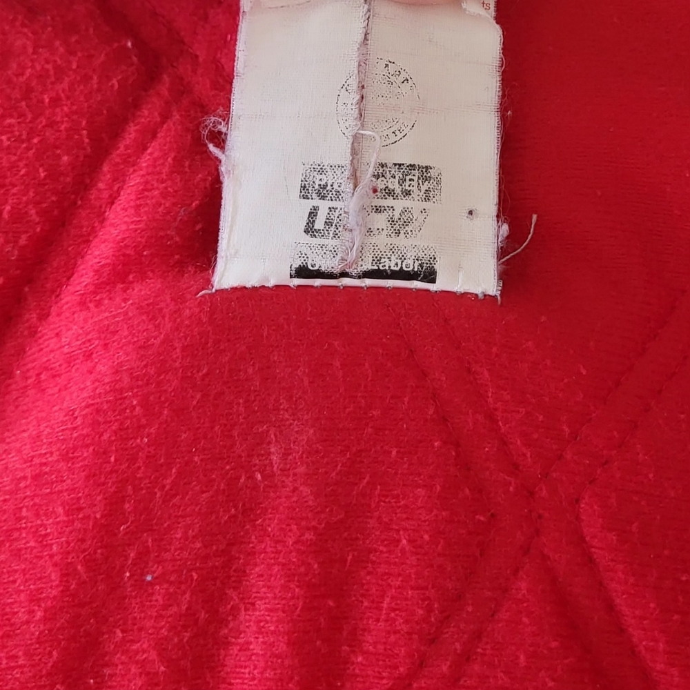 Vtg Carhartt J13 BRN Santa Fe Western Jacket Red Quilted Lined Large Brown Read - Picture 9 of 11